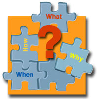 Puzzle pieces - what, how, when, why